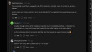 Redditors discussing how the player could have gone higher in Minecraft (Image via Sportskeeda)